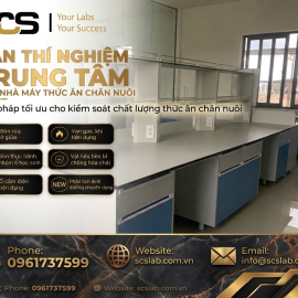 Thiết kế nội thất phòng thí nghiệm Công ty SCS 