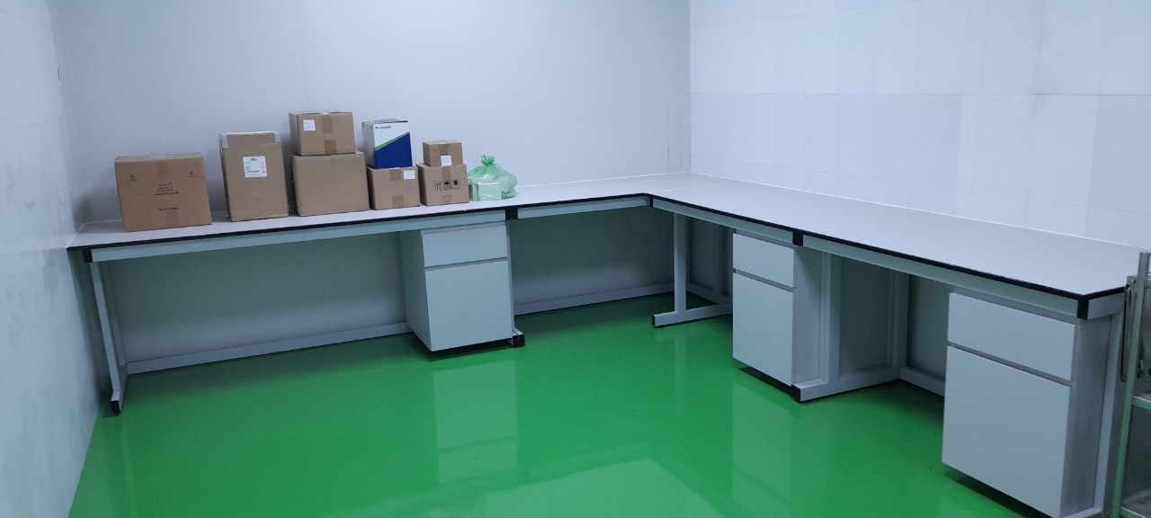 Công trình thực tế Nội thất bên trong phòng thí nghiệm của công ty sản xuất nước giải khát hàng đầu tại Việt Nam