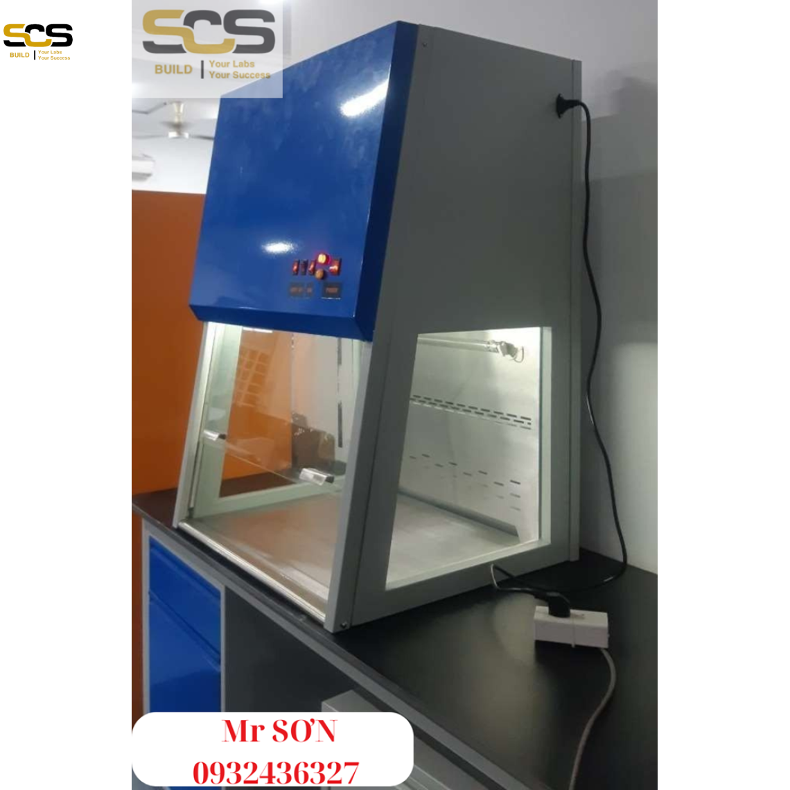 Cung cấp TỦ thao tác PCR  chuyên dùng cho phòng thí nghiệm kích thước 700mm
