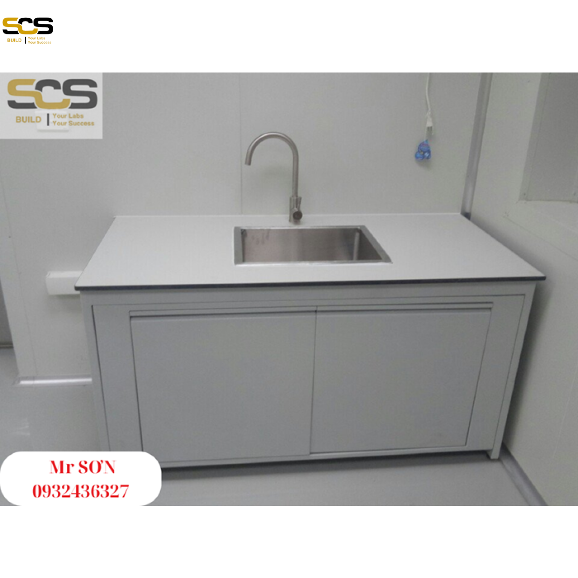 Cung cấp bàn thí nghiệm có chậu rửa kích thước 700mm - nội thất phòng thí nghiệm