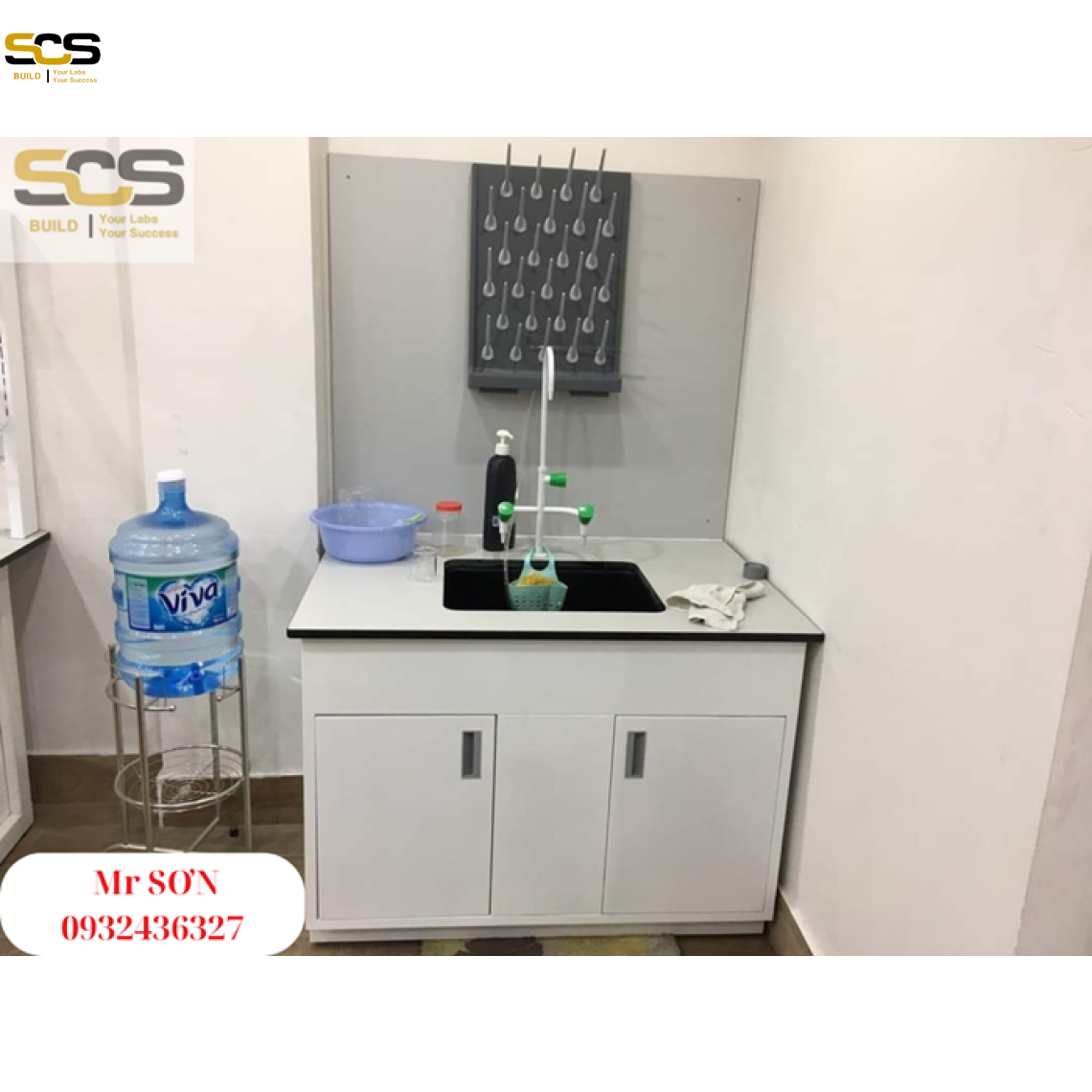 Cung cấp bàn thí nghiệm có chậu rửa kích thước 700mm - nội thất phòng thí nghiệm