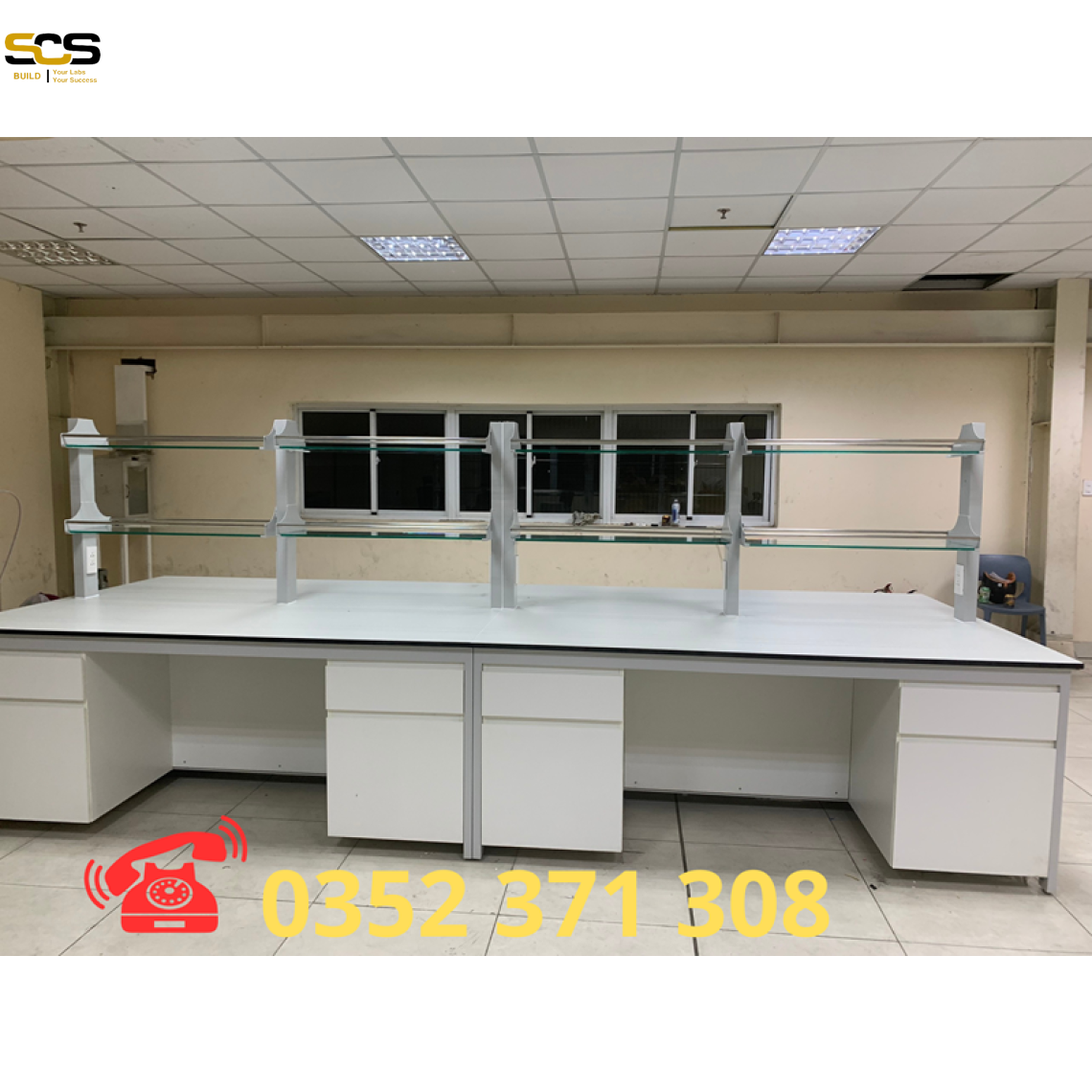 SCS Lab: Đơn Vị Cung Cấp Bàn Thí Nghiệm Trung Tâm, Bàn Thí Nghiệm Áp Tường, Bàn Cân và Bàn Thí Nghiệm Chậu Rửa