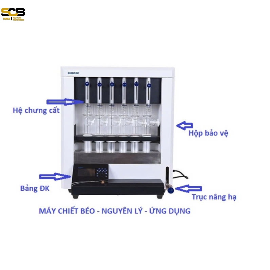 Cung cấp máy chiết béo 6 vị trí model  BK-F800 chuyên dụng cho phòng thí nghiệm 2024