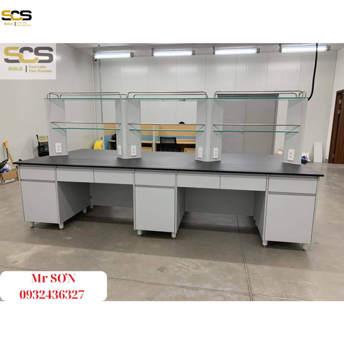 Lắp đặt bàn thí nghiệm phòng Lab công ty DYFLON VINA ( Đông Nai )