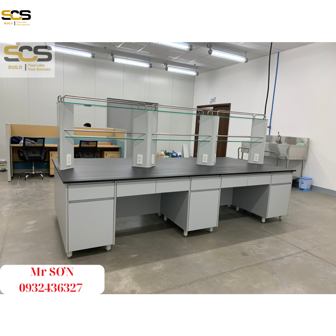Lắp đặt bàn thí nghiệm phòng Lab công ty DYFLON VINA ( Đông Nai )