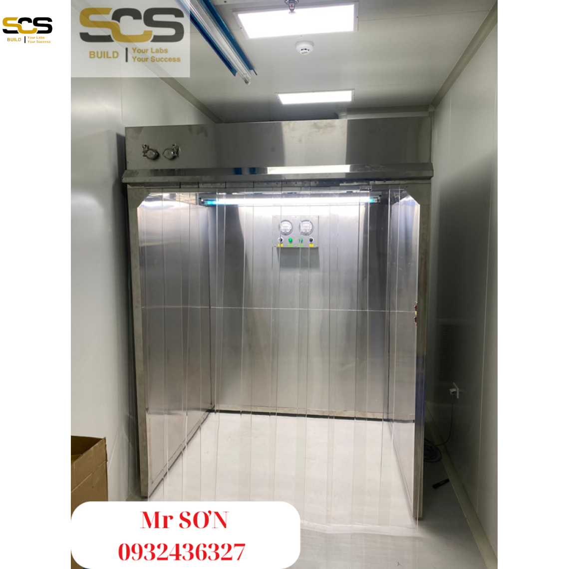 BUỒNG CÂN NGUYÊN LIỆU - LAF 02 - CÔNG TY TNHH TM KHOA HỌC KỸ THUẬT SCS
