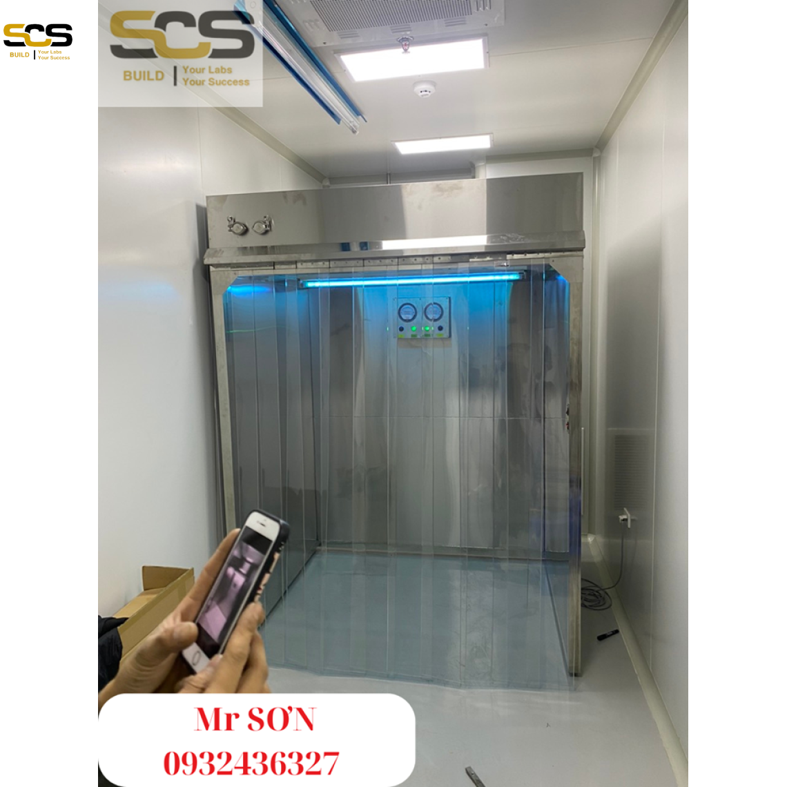 BUỒNG CÂN NGUYÊN LIỆU - LAF 02 - CÔNG TY TNHH TM KHOA HỌC KỸ THUẬT SCS