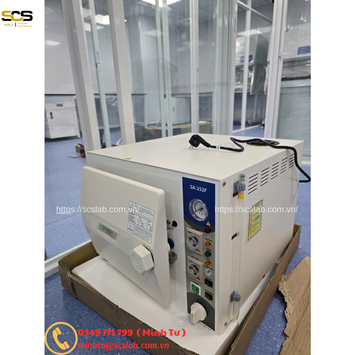 Nồi hấp tiệt trùng nằm ngang