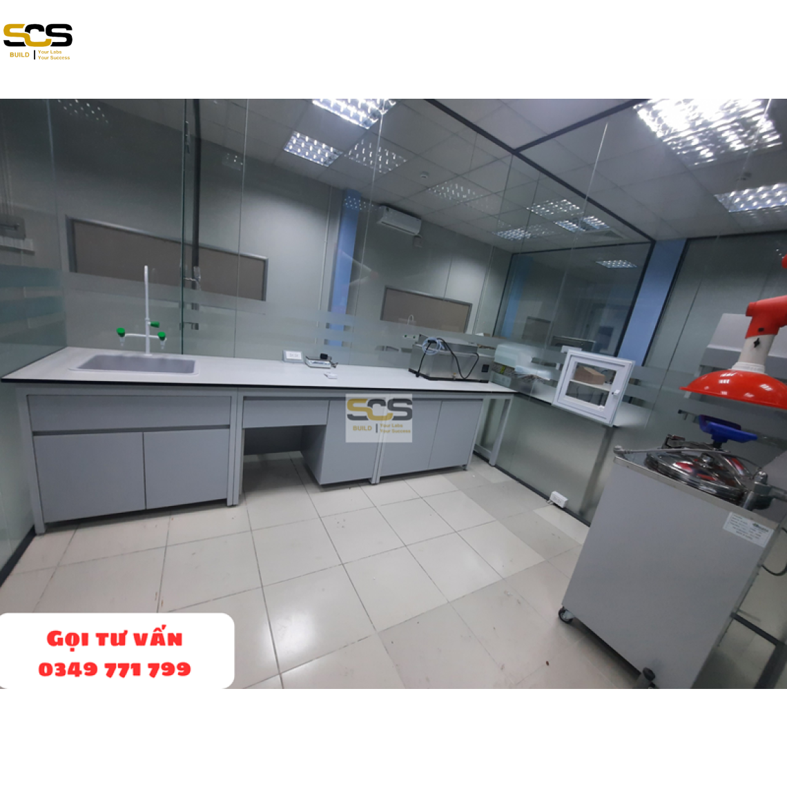 Thiết kế thi công phòng lab nghiên cứu và phát triển thực phẩm