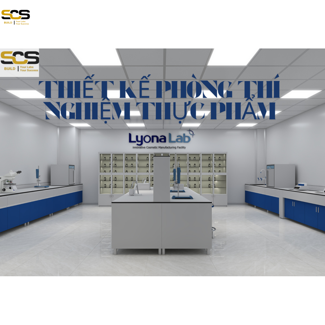 Thiết kế thi công phòng lab nghiên cứu và phát triển thực phẩm
