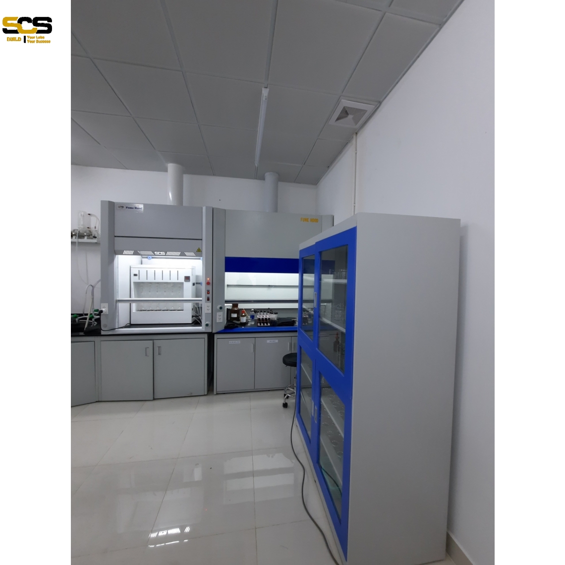 #1Tủ hút khí độc composite - SCS 
