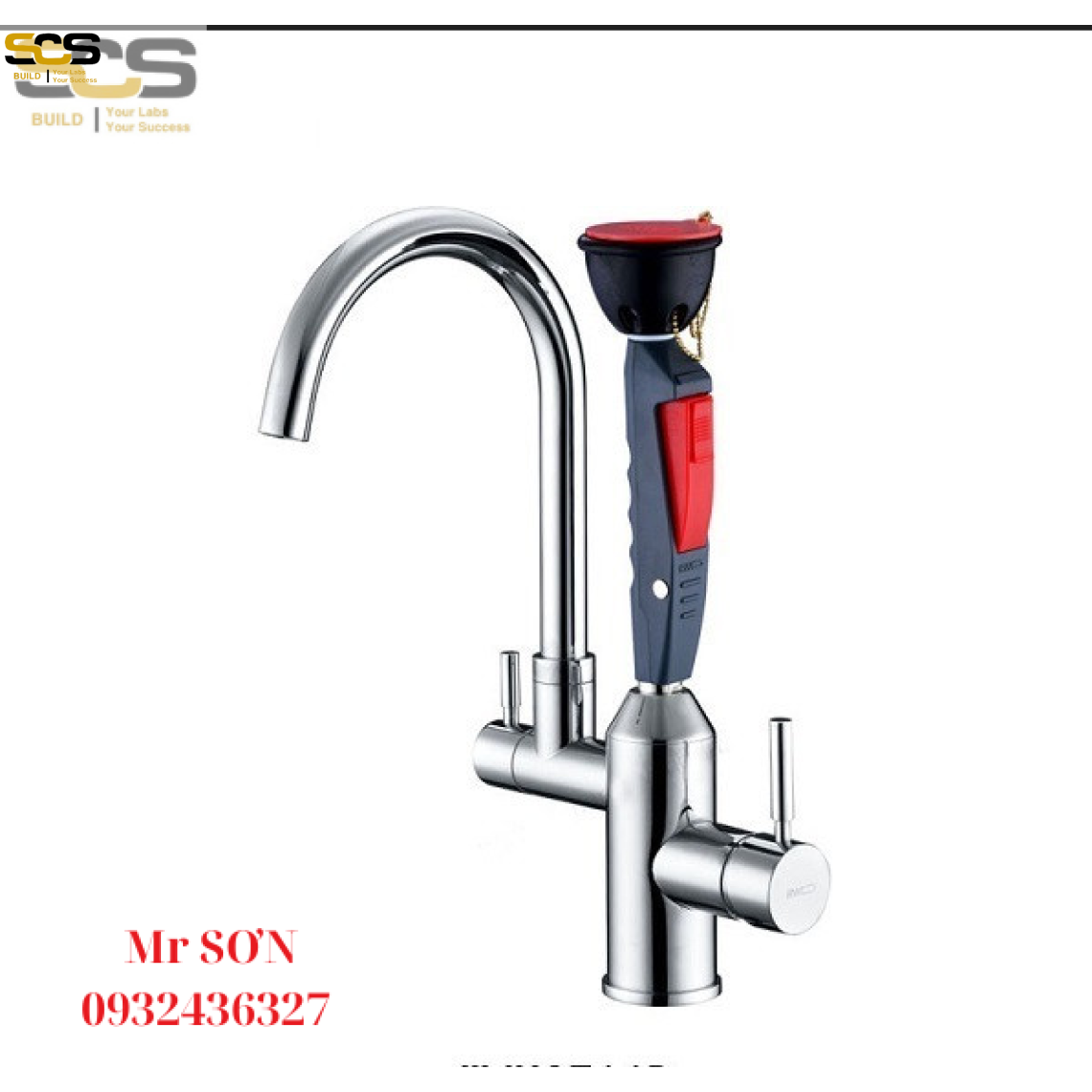 Vòi rửa mắt khẩn cấp kết hợp vòi nước