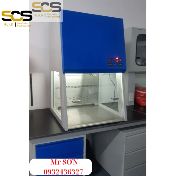 Cung cấp TỦ thao tác PCR  chuyên dùng cho phòng thí nghiệm kích thước 700mm