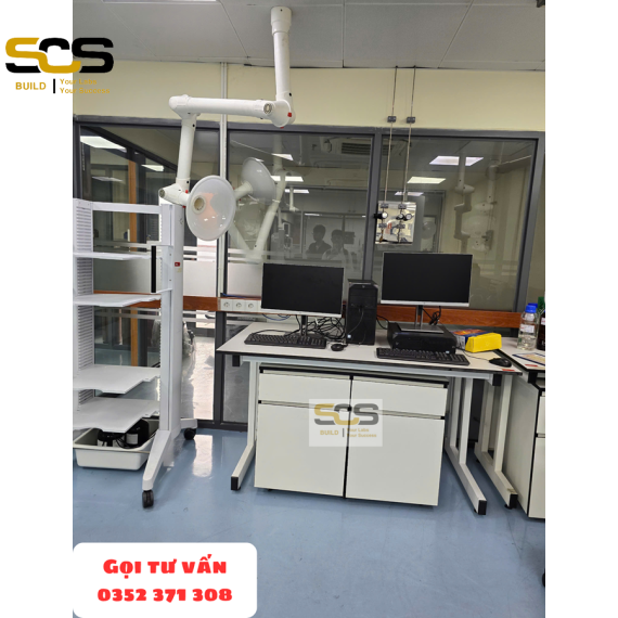 Hộc tủ di động Phenolic cho phòng thí nghiệm