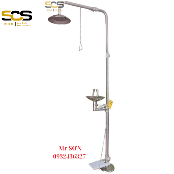 Thiết bị rửa mắt kết hợp tắm khẩn cấp