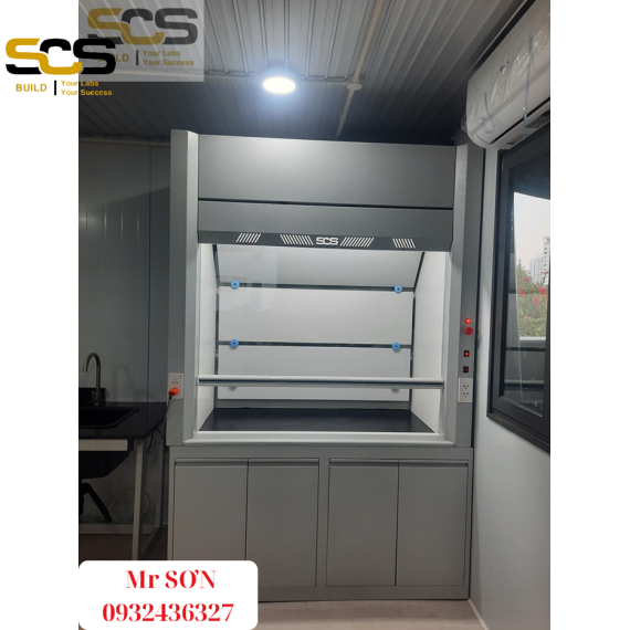 Tủ hút khí độc phá mẫu acid SCSLAB