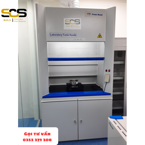 Tủ hút khí độc dùng trong phòng thí nghiệm trường học SCS LAB cung cấp